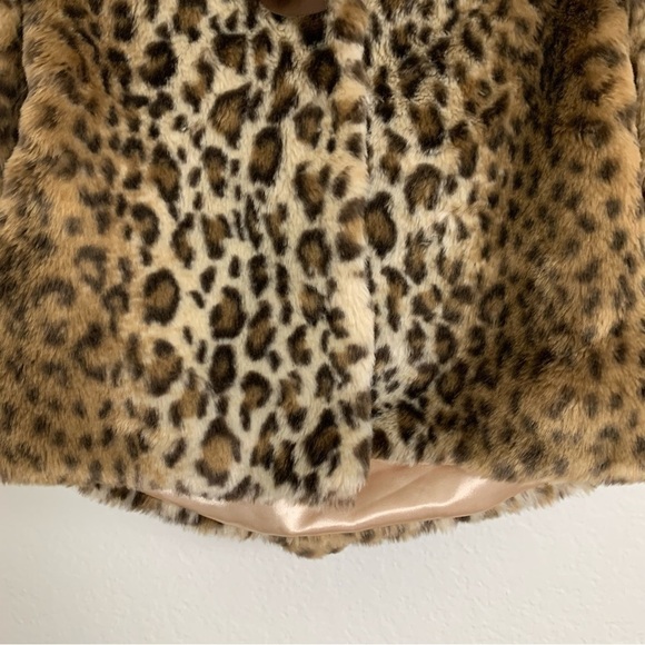 Bearington Baby Collection Faux Fur Animal Print Jacket Size 6-12 Mos Tail Coat - Picture 14 of 16